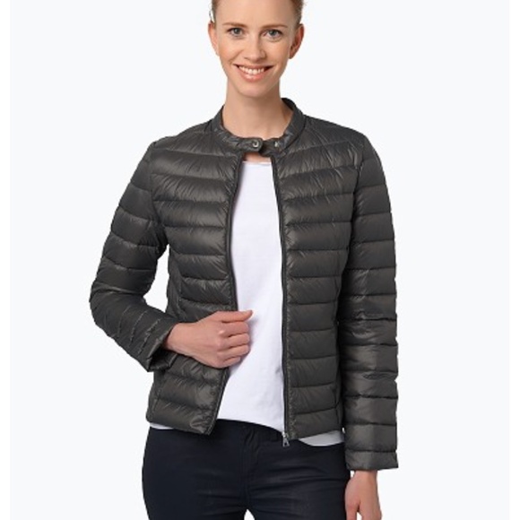 Marie Lund Copenhagen Ultra-Light Down Jacket – Anthracite Gray Sz Small - Picture 1 of 16